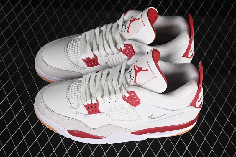 All categories Air Jordan Jordan series basketball shoes Air Jordan 4 Nike SB x Air Jordan 4 OG "Varsity Red" AJ4 Joe 4 University Red DR5415-106
